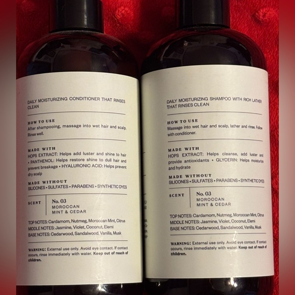 Goodfellow & Co No. 03 Moroccan Mint & Cedar Hair Care Duo - Picture 3 of 7